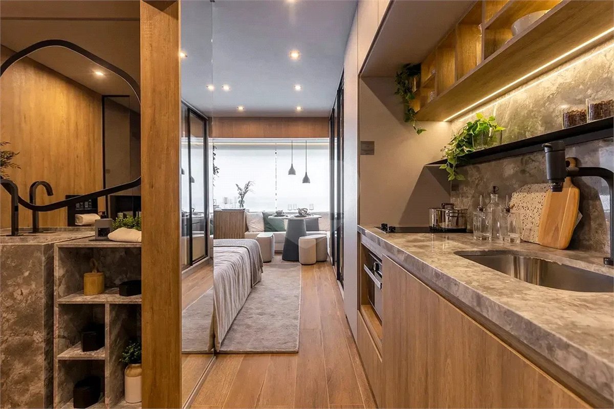 Uma região encantadora com diversos lugares para explorar. Em um terreno com mais de 6 mil m² de área, contará com 3 torres em 2 condomínios independentes e exclusivos. 850m do metrô Butantã. Apartamento andar alto, 1 dormitório. 1 vaga de garagem. DIVERSÃO: Espaço gourmet, brinquedoteca, churrasque