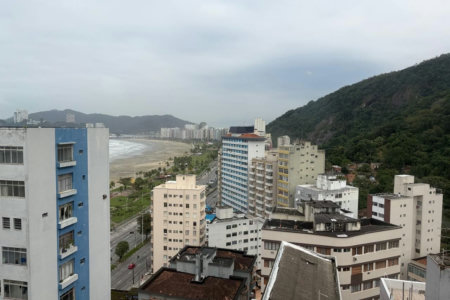Cobertura com 2 dormitórios à venda, 98 m² por R$ 900.000,00 - José Menino - Santos/SP