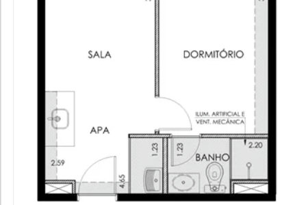 Apartamento à venda com 1 suíte em Butantã, São Paulo, SP