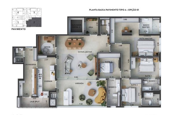 Apartamento 230m² 1