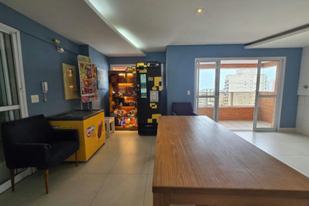 Apartamento com 1 dormitório, 45 m² - venda por R$ 670.000,00 ou aluguel por R$ 5.000,00/mês - Boqueirão - Santos/SP