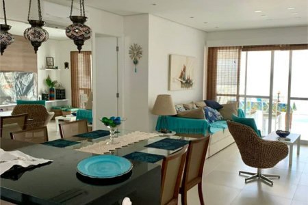 Apartamento à venda com 3 quartos, sendo 1 suíte, em Jardim Belmar, Guarujá, SP
