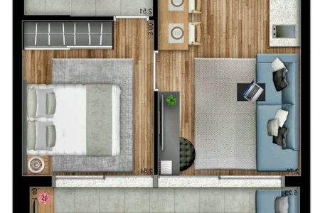 Apartamento à venda com 1 quarto em Pinheiros, São Paulo, SP