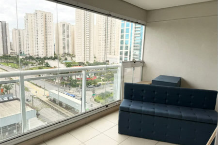 FLAT PREMIUM MOBILIADO NO MONDIAL HOME STAY | CENTRO DE SÃO BERNARDO DO CAMPO | 42 m² | VISTA LIVRE | 1 VAGA