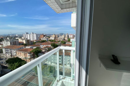 Apartamento à Venda no Embaré – Santos | 74 m² | 2 Dormitórios (1 Suíte) | Varanda Gourmet | Lazer Completo