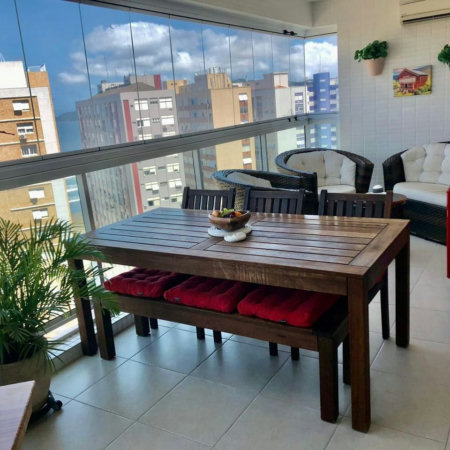 Apartamento com 3 dormitórios à venda, 135 m² por R$ 1.550.000,00 - José Menino - Santos/SP