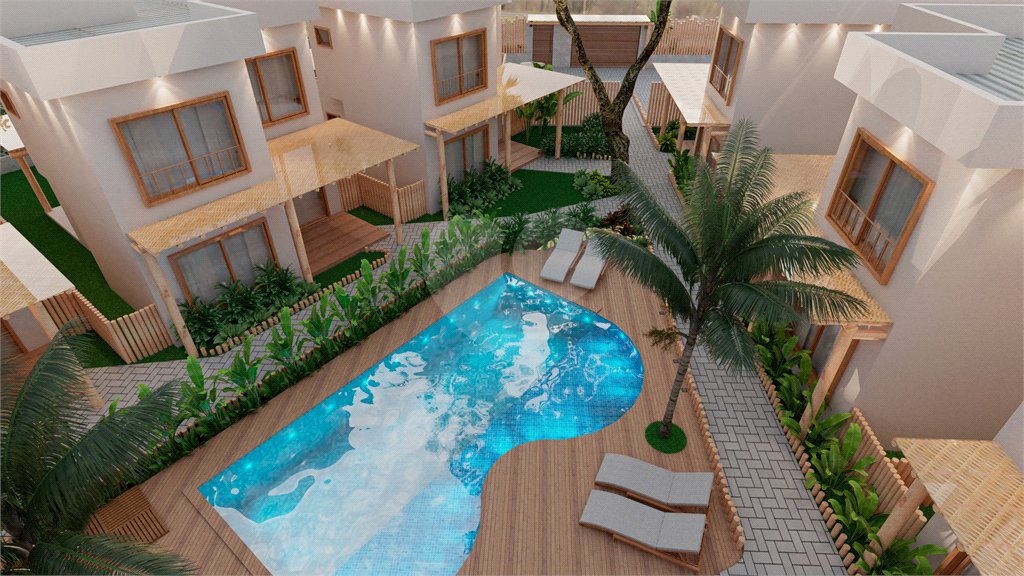 Casa à venda com 1 quarto, sendo 2 suítes, no condomínio Residencial Portal Canoê, Porto Seguro - BA