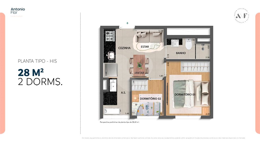 Apartamento à venda com 2 quartos em SANTANA, São Paulo, SP