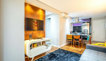 Apartamento à venda ou para alugar com 2 quartos, sendo 1 suíte,  em Vila Olímpia, São Paulo, SP