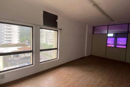 Sala, 87 m² - venda por R$ 430.000,00 ou aluguel por R$ 4.300,02/mês - Vila Matias - Santos/SP