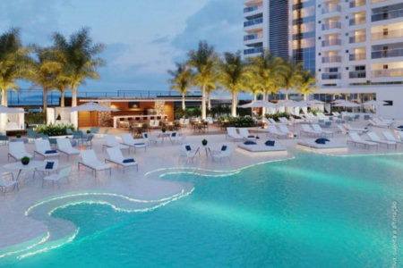Apartamento com 3 dormitórios à venda, 227 m² por R$ 7.100.000,00 - Ponta da Praia - Santos/SP