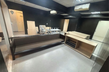 Sala Comercial para venda e locação, Estuário, Santos - SA0057.