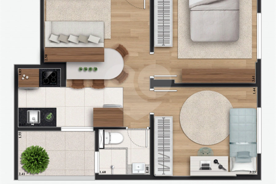 Apartamento à venda com 1 quarto em Tucuruvi, São Paulo, SP
