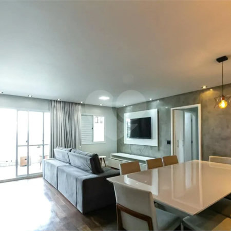 Apartamento mobiliado de 102 m² para locação no Centro de São Bernardo do Campo, com 3 dormitórios, 1 suíte, varanda gourmet com vista para o Paço Municipal, 2 vagas e lazer completo.