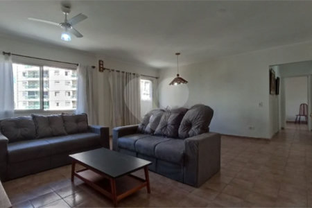APARTAMENTO 2 QUARTOS (+1 REV.) MOBILIADO P/ALUGAR NO GUARUJÁ/PITANGUEIRAS 96m2 VISTA MAR