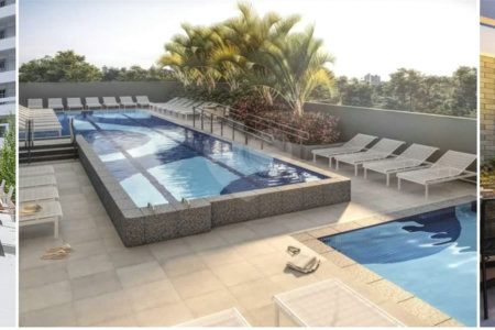 Condomínio Clube Apartamento Varanda gourmet 2 dormitórios sendo 1 suíte 1 vagas.