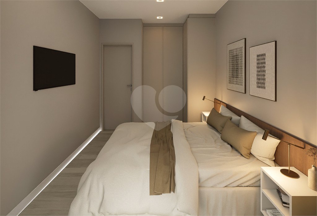 Apartamento mobiliado de 41m² à venda em Moema – 1 DORMITORIO MOBILIADO