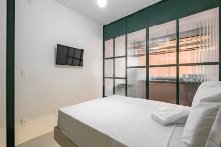 Apartamento a Venda na Vila Buarque, 29 m², 1 dormitório, totalmente reformado e decorado