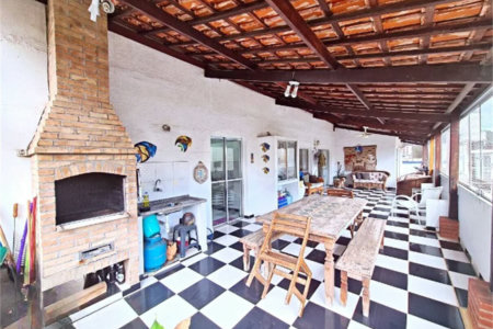 COBERTURA MOBILIADA À VENDA NO GUARUJÁ, 4 QUARTOS (2 SUÍTES)