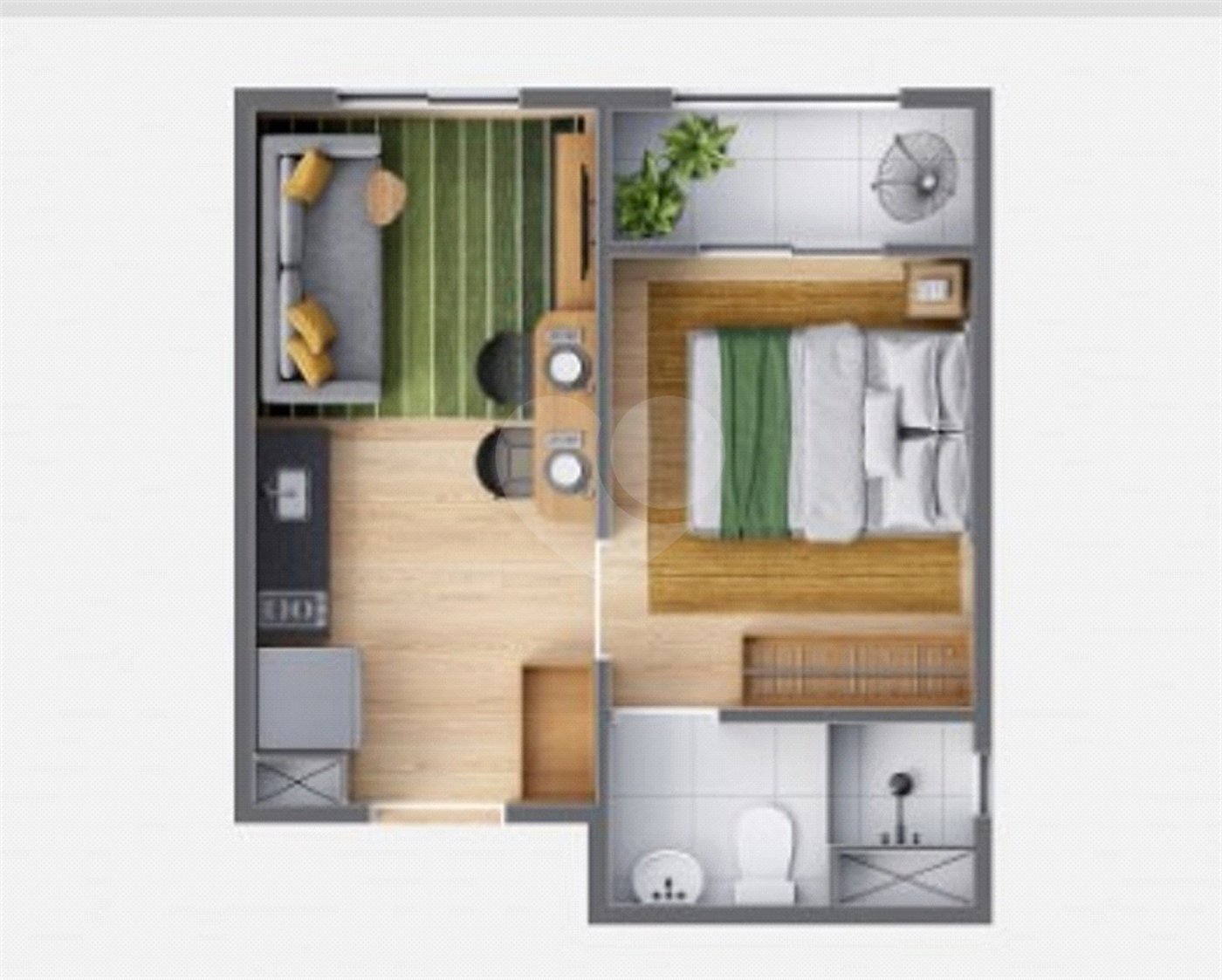 Studio à venda com 1 quarto em Vila Guarani, São Paulo, SP