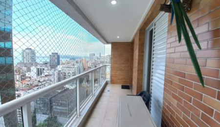 Apartamento com 2 dormitórios à venda, 97 m² por R$ 1.360.000,00 - Gonzaga - Santos/SP