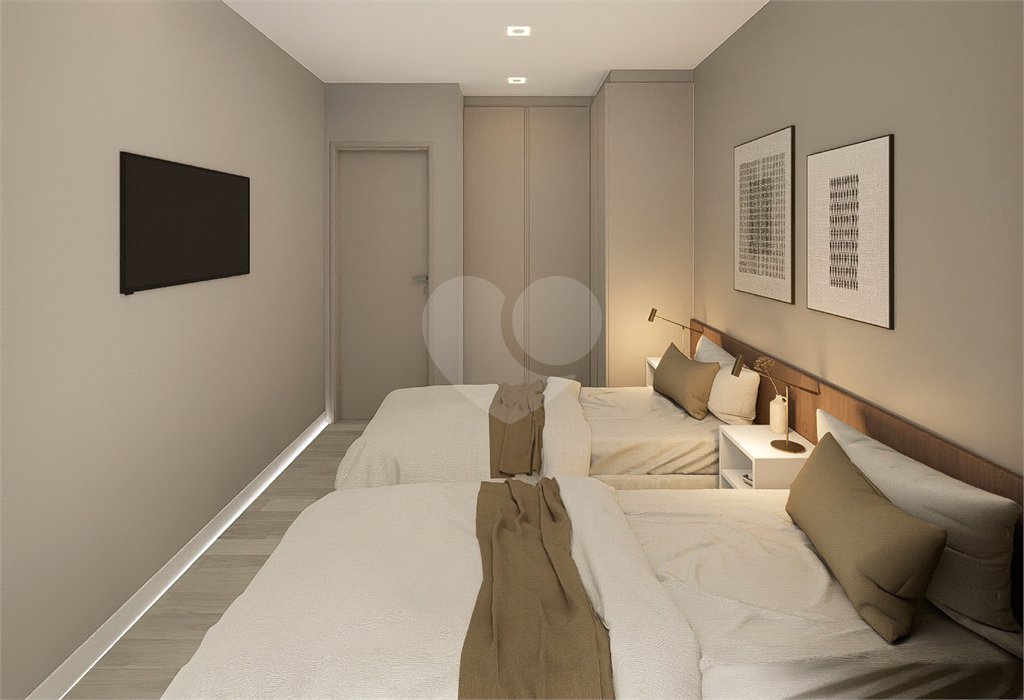 Apartamento mobiliado de 41m² à venda em Moema – 1 DORMITORIO MOBILIADO