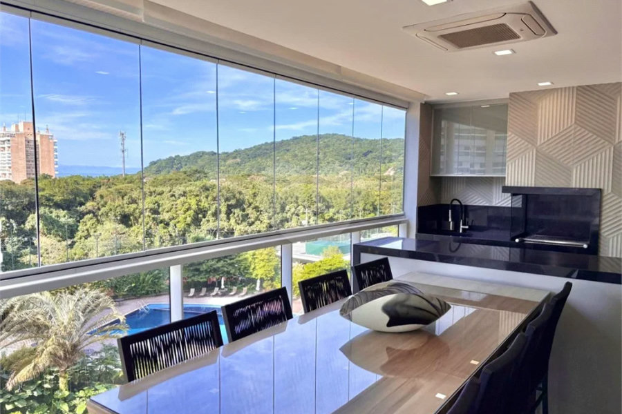 Apartamento à venda com 4 quartos, sendo 3 suítes,  em Riviera de São Lourenço, Bertioga, SP