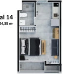 Apartamento à venda com 1 quarto em Pinheiros, São Paulo, SP