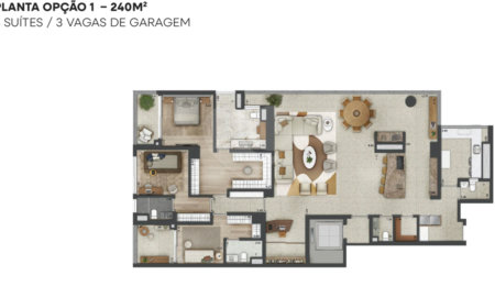 Apartamento à venda com 4 suítes em Vila Cordeiro, São Paulo, SP