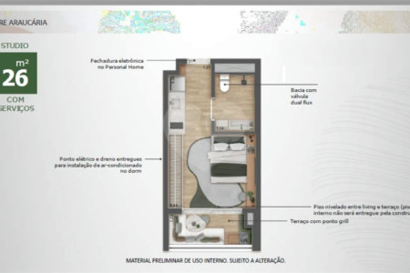 Studio à venda com 1 quarto em Vila Pirajussara, São Paulo, SP
