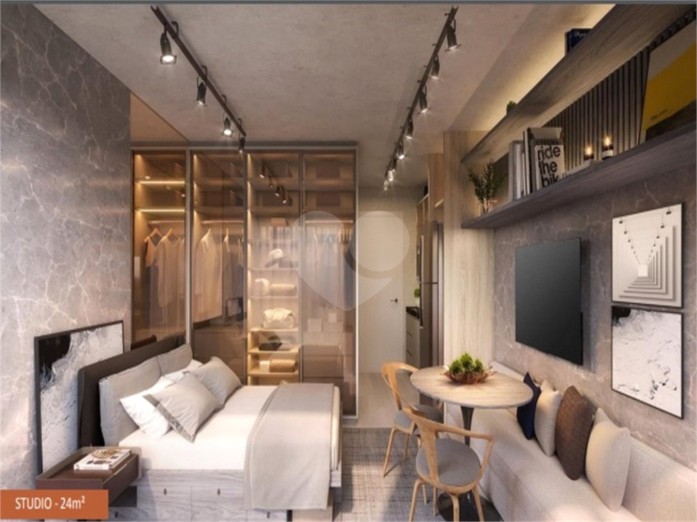 Apartamento à venda com 1 quarto em Campo Belo, São Paulo, SP