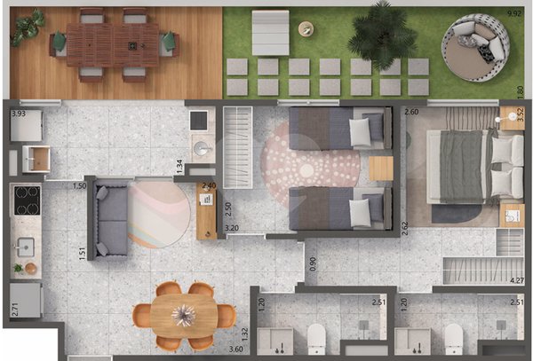 Apartamento 70m² 3