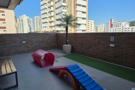 Apartamento com 1 dormitório à venda, 40 m² por R$ 660.000,00 - Campo Grande - Santos/SP
