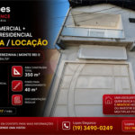 SALÃO COMERCIAL + SOBRADO À VENDA / LOCAÇÃO - Santa Terezinha | Monte Rei II | Piracicaba/SP