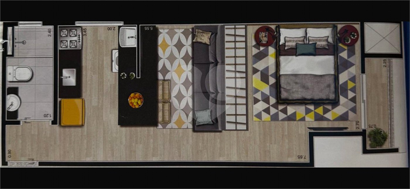 Studio à venda com 1 quarto no Centro, Itapetininga, SP