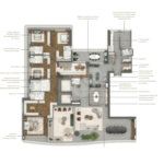 Apartamento à venda com 4 suítes em Jardim Guedala, São Paulo, SP