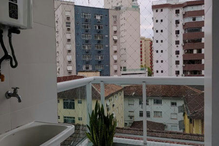 Apartamento com 2 dormitórios à venda, 76 m² por R$ 1.150.000,00 - Gonzaga - Santos/SP