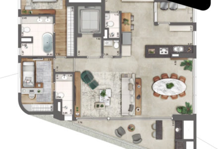 Apartamento à venda com 3 suítes em Vila Olímpia, São Paulo, SP