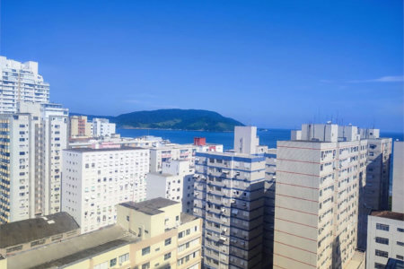 Apartamento com 3 dormitórios à venda, 210 m² por R$ 3.300.000,00 - Boqueirão - Santos/SP