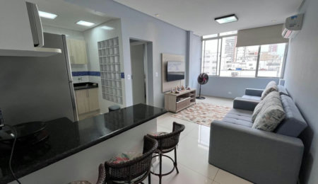 Apartamento com 1 dormitório à venda, 60 m² por R$ 490.000,00 - Gonzaga - Santos/SP