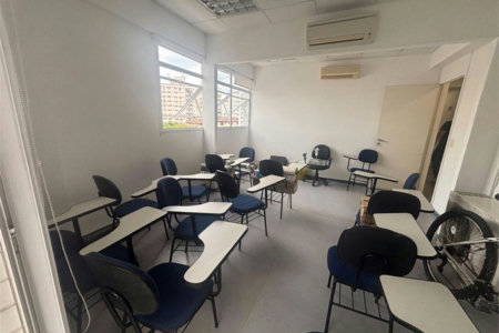 Sala Comercial para venda e locação, Estuário, Santos - SA0057.