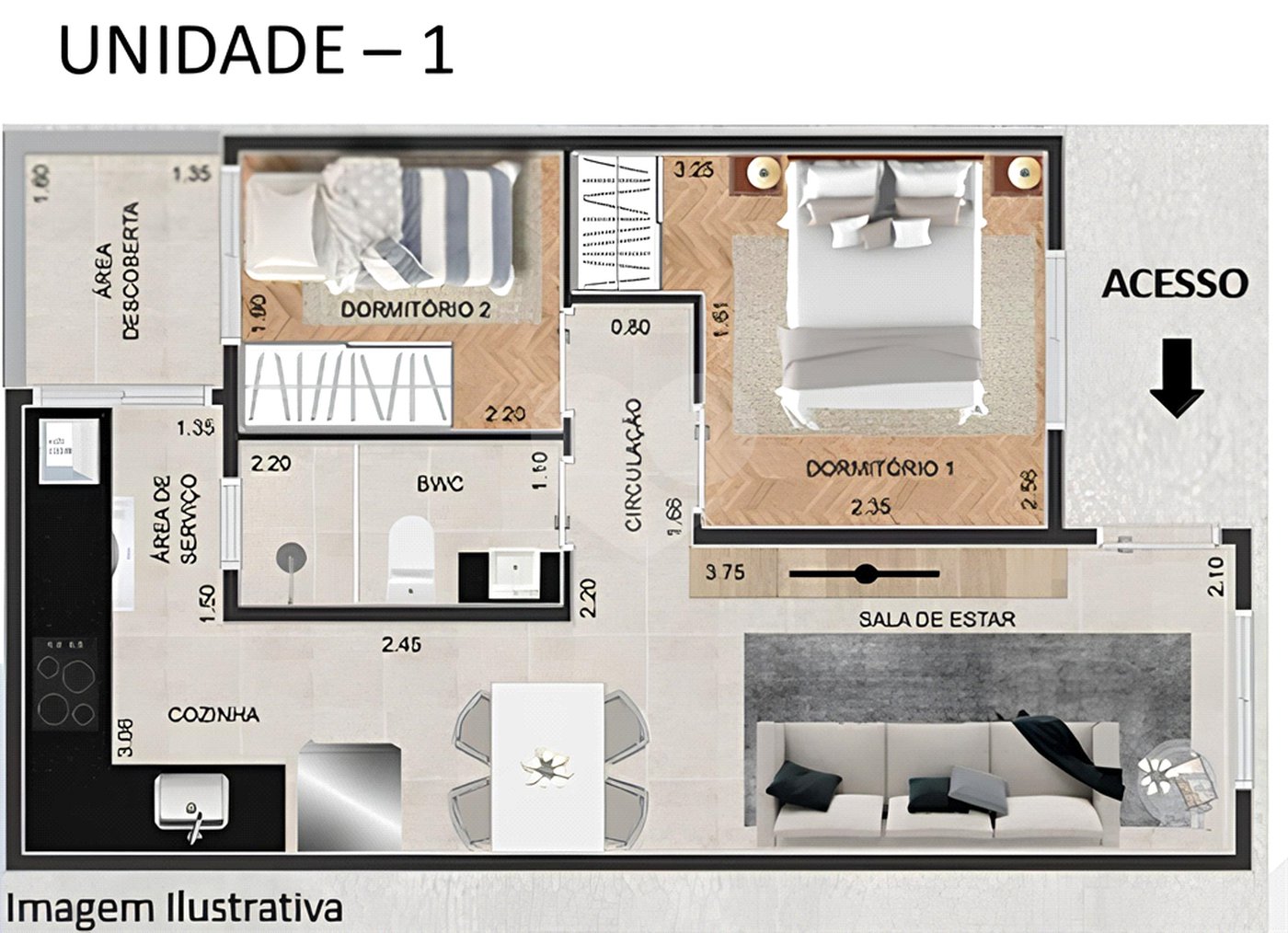 Apartamento à venda com 2 quartos em Santana, São Paulo, SP