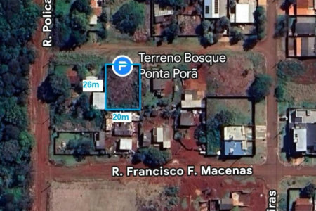Terreno à venda em Bosque de Ponta Porã, Ponta Porã, MS