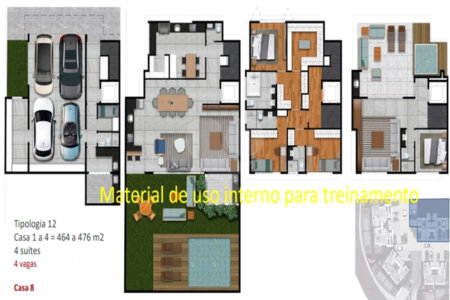 Casa à venda com 4 suítes no condomínio Cube Cidade Jardim, São Paulo - SP