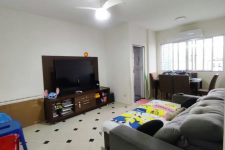 Apartamento com 2 dormitórios à venda, 70 m² por R$ 490.000,00 - Campo Grande - Santos/SP
