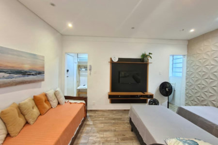Apartamento com 1 dormitório à venda, 30 m² por R$ 395.000,00 - Embaré - Santos/SP