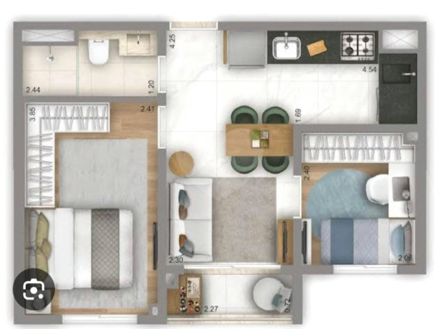 Apartamento à venda com 1 quarto em Chácara Klabin, São Paulo, SP