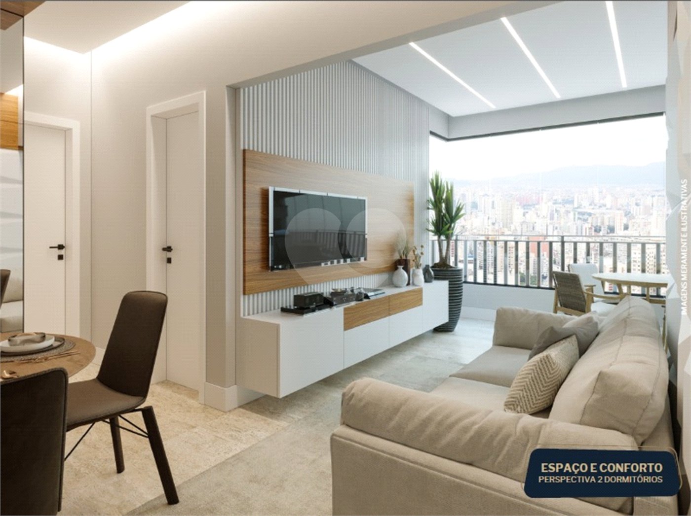 Apartamento à venda com 2 quartos, sendo 1 suíte,  em Jardim das Colinas, São José dos Campos, SP
