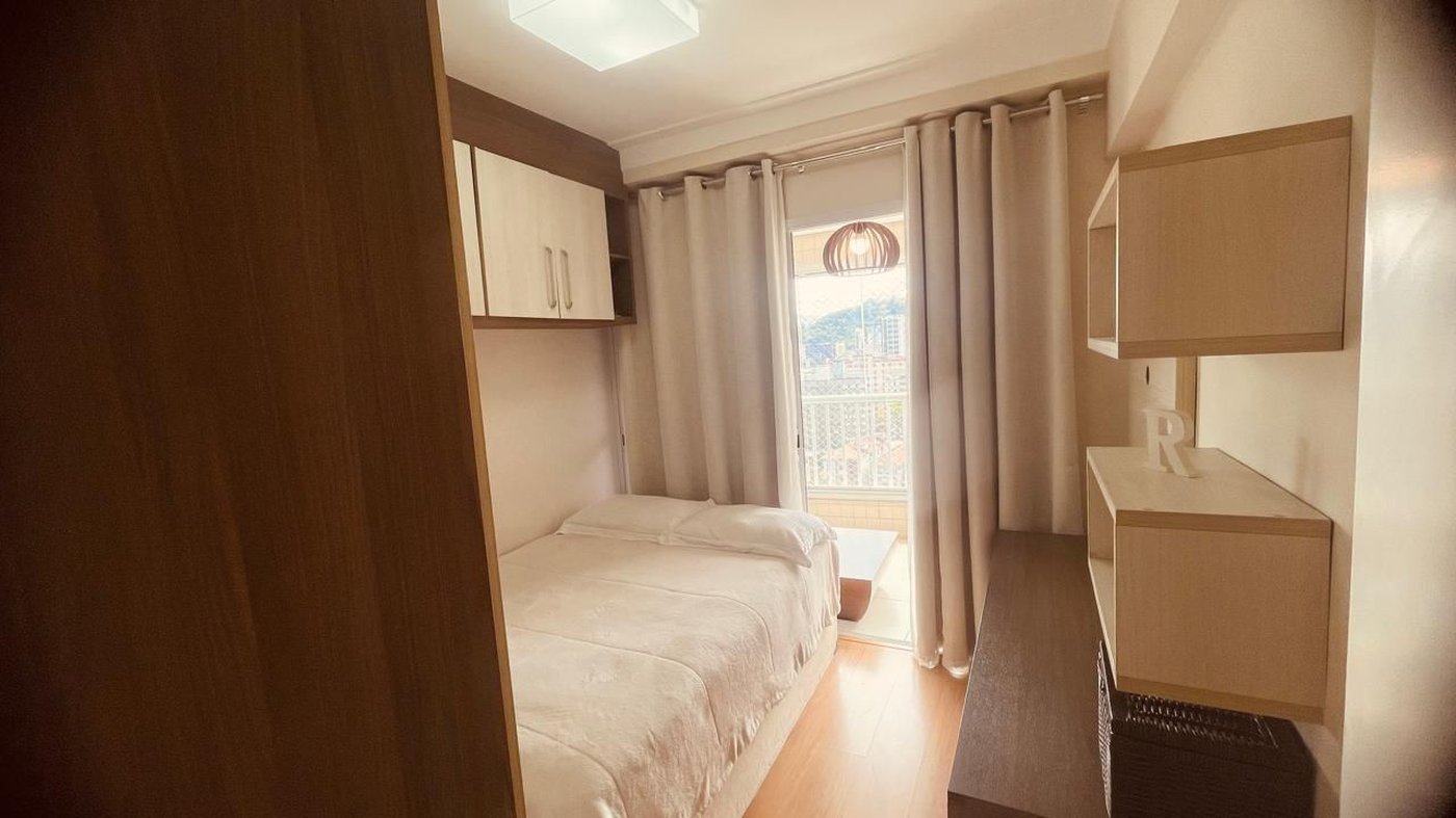 Apartamento com 3 dormitórios à venda, 92 m² por R$ 899.000,00 - Encruzilhada - Santos/SP