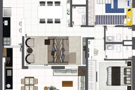Apartamento à venda com 2 suítes em Jardim Sul, São Paulo, SP